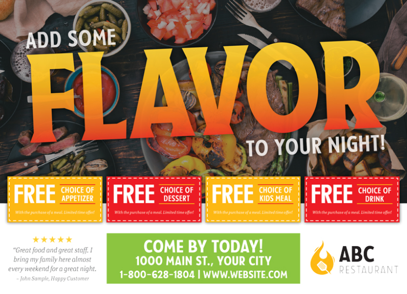 Direct Mail Marketing for a café in New York, NY