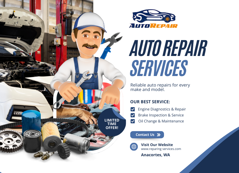 Direct Mail Marketing for Automotive Repair in Anacortes, WA