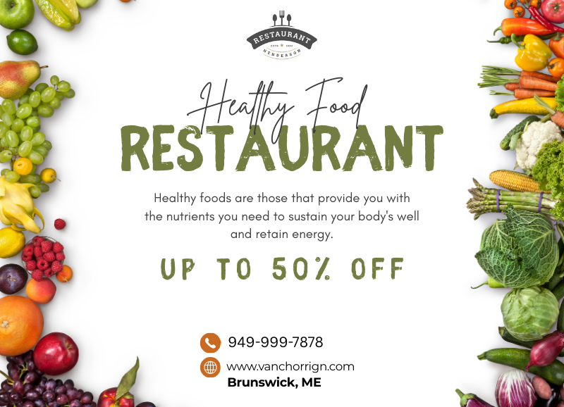 Every Door Direct Mail for a coastal bistro in Brunswick, ME