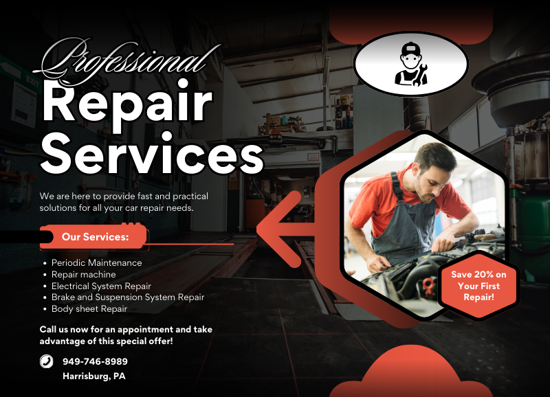 direct mail marketing in Harrisburg for auto repair