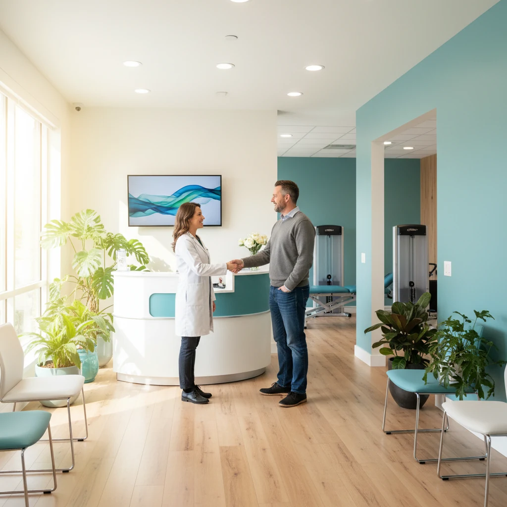 Health and wellness direct mail postcard