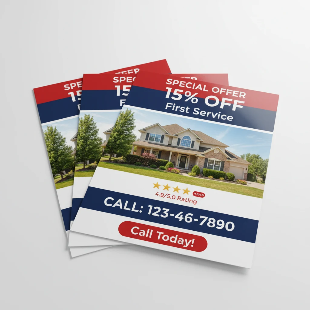 Direct mail postcards for home services