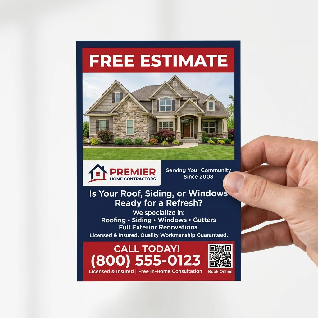 Home services direct mail postcard