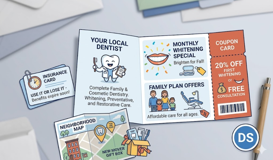 Dental new patient postcard mailer in SF